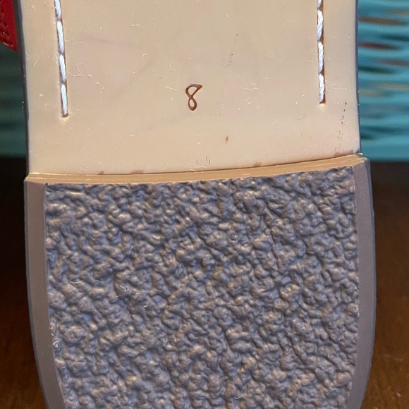 NWOT Sam Edelman Women's Bold Red Slide Sandals - Picture 7 of 8